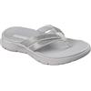 Skechers Go Walk Flex Sandal Lindsey - Infradito da donna, taglia 37, vegana con soletta Goga Mat® e ammortizzazione ULTRA GO®, sandali leggeri con dettagli in strass