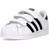 Adidas Superstar CF C, Scarpe da Ginnastica Unisex - Bambini e Ragazzi, Bianco/Nucleo Nero/Bianco, 28 EU