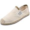 Alexis Leroy Sandalo Espadrillas con zeppaUomo Sandali di Juta Estive e Flessibili. Design Liscio o Mascherato Beige 42 EU