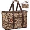 JUYANO Borsa Mare Donna Grande XXL Famiglia Borsa da Spiaggia con Chiusura Zip Borsa Spiaggia Borse Tote per Viaggio Spiaggia Shopping Palestra