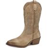 Toocool Stivali Donna Estivi Western Texani Camperos Scarpe Traforati 6Y220 [kaki, 41]