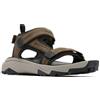 Columbia Sandali Peakfreak Rush Lea Sport da uomo, Cordovan/Ghiaia, 43 EU