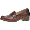 Dansko Danica - Mocassini da Donna in Pelle Impermeabile con Suola in Gomma e Tacco impilato in Pelle per Uno Stile duraturo in Qualsiasi Condizione atmosferica, Prugna/Cioccolato, 7.5-8