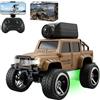 OBEST Auto Telecomandata con Fotocamera, 2.4 GHz Camion Radiocomandato, Controllo App, Trasferimento di Foto WiFi, 2 Modalità di Velocità, Carrozzeria Fuoristrada, Camion per Adulti Bambini