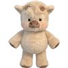Joyesplay Peluche Mucca Che Corre Alta 45 cm, Disponibile Nei Colori Rosa Bianco, Marrone e Kaki, Perfetto Come Regalo Bomboniera o Decorazione (Cachi, 45cm)