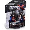 SpyX FM walkie talkie per bambini, per divertimento giorno e notte missioni spia segrete - portatile, leggero, comunicazione fino a 100 metri con antenna a lungo raggio, pulsante di conversazione e