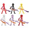 Generico Set di action figure da collezione, personaggi snodabili con articolazioni multiple, bambola meccanica a corpo intero, per appassionati (ALL)