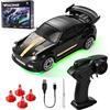 LTFIOON 1:64 Mini Macchina Telecomandata Drift, Auto 4WD da Tavolo con Telecomando - 2 Velocità, Type-C, Sterzo Proporzionale, Auto RC Drift da Tavolo per Bambini e Adulti