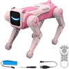 Generico AI Smart Robot Dog 2.4GHz - ABS elettronico 21.7x13x16cm 1200mAh ricarica USB - Controllo vocale Rolling Dance con musicali - Regalo interattivo per bambini