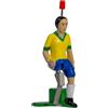 TIPP-KICK Pro-Kicker Brasile, giocatore originale per grandi e piccini, divertimento con la statuetta di calcio, accessorio I, maglia gialla
