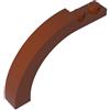 XYEIUGO 15967 Mattone Arcuato Arco 1x6x3 1/3 Parte Superiore Curva 50 Pezzi GDS-720 compatibile con Lego Mattoncini da Costruzione Colore:Marron rougeâtre 192