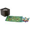 Generico Scatola da Gioco Roulette composta da Tappeto Verde, fiches, 2 Palline e Roulette in plastica Diametro 10 cm , ( Confezione da 2 Pezzi) Colori Assortiti