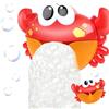 WFKKMEQ Granchio Giocattoli da Bagno, Giocattolo Bagnoschiuma Giochi per Bagnetto con Musica Macchina da Bagnos Giochi Vasca da Bagnos Bambini Giocattoli con Bolle per Bambini Compleanno Carnevale