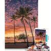 JIANGENNF Puzzle da 1000 pezzi per adulti Zanzibar giocattolo fai-da-te interazione genitore-figlio rafforza l'amore tra le coppie 38x26cm