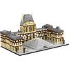 Geniteen Set di Mini Blocchi da Costruzione del Louvre, Giocattoli Educativi di Architettura Famosa in Tutto il Mondo, Kit di Blocchi da Costruzione dei Micro Monumenti di Parigi per Adulti (Louvre)