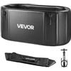 VEVOR Vasca da Bagno Gonfiabile di Ghiaccio Portatile 1500x800x760mm Nero, Coperchio Isolante per Acqua Fredda Capacità 817L, Vasca da Bagno per Recupero Sportivo,Porta Ingresso G1/2 pollice