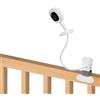 AISVAN Supporto per baby monitor compatibile con Nanit Pro Smart Baby Monitor e supporto flessibile, anche per fotocamere con montaggio a vite da 1/4 di pollice braccio flessibile a collo di cigno lungo