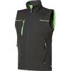 U-POWER DON'T WORRY... BE HAPPY! U-Power SATURN, Gilet, Giacca Idrorepellente, con Zip Intera, Tasche Frontali, Tasconi Interni, Asciugatura Rapida e Tessuto Traspirante, Idrorepellente (ASPHALT GREY GREEN_S)