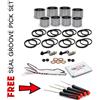 Brakemasters Triumph TT600 2003 Pistone Pinza Freno Anteriore Guarnizione Parti di Ricambio