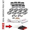Brakemasters Kawasaki ZX-9R Ninja F2P 2003 Pistone Pinza Freno Anteriore Parti Seal Kit ZX901