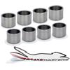 Brakemasters Honda CBR600 F (4) 5 2005 Pinza Freno Anteriore Acciaio Inox Set Pistone