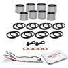 Brakemasters Yamaha FZ6-NA S2 ABS 2008 Pistone Pinza Freno Anteriore Guarnizione Kit 5S4
