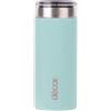 Décor Tazza da viaggio a doppia parete in acciaio inox, mantiene 4 ore calde e fredde per 12 ore, compatibile con portabicchieri da auto, coperchio rimovibile con tappo a vite, 200 ml, colore: menta.