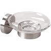 Ibergrif M32002-Rhino, Portasapone per Bagno a Parete, Acciaio Super