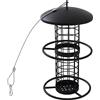 Siena Garden Mangiatoia per gnocchi di cincia, 26 cm, colore nero opaco