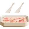 Générique Home Roll Ice Cream Maker - No Electricity Yogurt, Ice Cream Tray With 2 Scrapers, Bakers Dessert Enthusiasts Party Planners Cafe Restaurant Food Truck