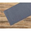 Tata Home Tappeto Cucina in Ciniglia Antiscivolo Lavabile Passatoia Multiuso Corridoio Camera Ingresso Resistente Tappeto al Metro Made in italy 52x150 cm Colore Grigio