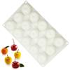 QIUMING Stampi per mele 3D Stampo in silicone Stampo per torta in silicone con Stampo da forno Pudding Jelly Muffin Cupcake Cioccolato Stampi Gli stampini