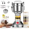 CGOLDENWALL Elettrico Mulino per Cereali 300g Portatile Ultrafine Macina Spezie for Secchi Erba/Grano/Caffè/Riso, Open Cover Stop/Protezione da Sovraccarico, Acciaio Inossidabile, 1500W