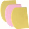 SURDOCA Tarocco Per Impasti Pasta Pizza - 3P 4.7x3.7 Anti Scivolo Spigolo Vivo & Angoli Flessibile in Plastica Tagliapasta, Raschietto Taglia Torte Pane Verdure - Set di Utensili per Modellare