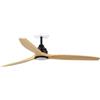 FARO BARCELONA FARO Faro a incasso ALO DC Ø1520 nero opaco LED acciaio e plexiglas pale in legno di pino modello FARO-33719DCSR