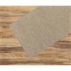 Tata Home Tappeto Cucina in Ciniglia Antiscivolo Lavabile Passatoia Multiuso Corridoio Camera Ingresso Resistente Tappeto al Metro Made in italy 52x100 cm Colore Beige