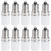 PerGar 10 Lampadine LED a Candela da 1,5 W, Lampadine a Luce Calda, Parti di Ricambio per Lampada con Attacco a Vite, AC 230 V E14, Lampadina Decorativa Rotonda Smerigliata, Lampadine