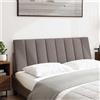 vidaXL Cuscino per testiera "Hanko" Taupe 120 cm tessuto