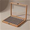 Astuccio Portapenne a 10 Scomparti Organizzatore Scatola Portapenne in Legno
