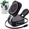 Inline 3 in 1 Wireless Charger, compatibile MagSafe, pieghevole, caricatore Qi per iPhone, Apple Watch, cuffie, USB-C, ricarica rapida 15 W, 33392T
