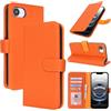 Zouzt Custodia a portafoglio per iPhone 16e da 6,1 pollici in vera pelle con 4 slot per schede, blocco RFID, supporto per carte di credito, chiusura magnetica, antiurto, per donne e uomini, per iPhone