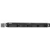 QNAP TS-435XeU-4G NAS Rackmount con 4 alloggiamenti, connettività 2,5GbE/10GbE, bundle di cache SSD M.2 NVMe con 4 x 8TB Seagate IronWolf HD