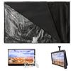 COOSOO - Copertura per televisore da esterno con coperchio frontale trasparente impermeabile universale per televisori LCD LED al plasma , compatibile con supporti standard (36-38'')