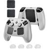 yystao Custodia protettiva in silicone per Valve Steam Controller 2026/Steam Controller 2, antiscivolo, antigraffio, antiurto, con 4 tappi per impugnature joystick, 2 pellicole protettive per touchpad