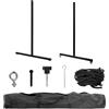 Duronic SFPS Set di Accessori per Schermo di Proiezione Treppiede con Ruote