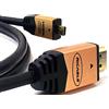 Ricable Micro M1 - 1 Metro - Cavo HDMI 1.4 Certificato High Speed 3D HDMI / Micro HDMI - Qualità Hi-Fi per il collegamento AV HD con conduttori in Rame OFC e connettori Schermati. Design Italiano e Garanzia a Vita on-Site