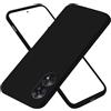 Generico custodia Compatibile con HONOR X5 PLUS/WOD-LX1 WOD-LX2 WOD-LX3 display 6.56 cover soft slim GEL tpu silicone protezione flessibile ANTIURTO antigraffio MORBIDA matte (Nero)