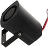 Luxshiny Cicalino Retromarcia 12v per Veicolo, Allarme Nero in Plastica | Installazione Facile, Avviso di Retromarcia e Protezione, Segnalatore Acustico per Uso su Veicolo