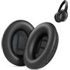 Gobelieve QC35 Cuscinetti sostitutivi per padiglioni auricolari Compatibile con Bose QC35, QC25, QC15, QC2/ Ae2, Ae2i, Ae2w/ SoundLink/SoundTrue Around-Ear Cuffie Cuscinetti auricolari con Pelle proteica