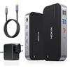 MOKiN Docking Station per laptop, 3 HDMI, hub USB C 16 in 1, 3 monitor